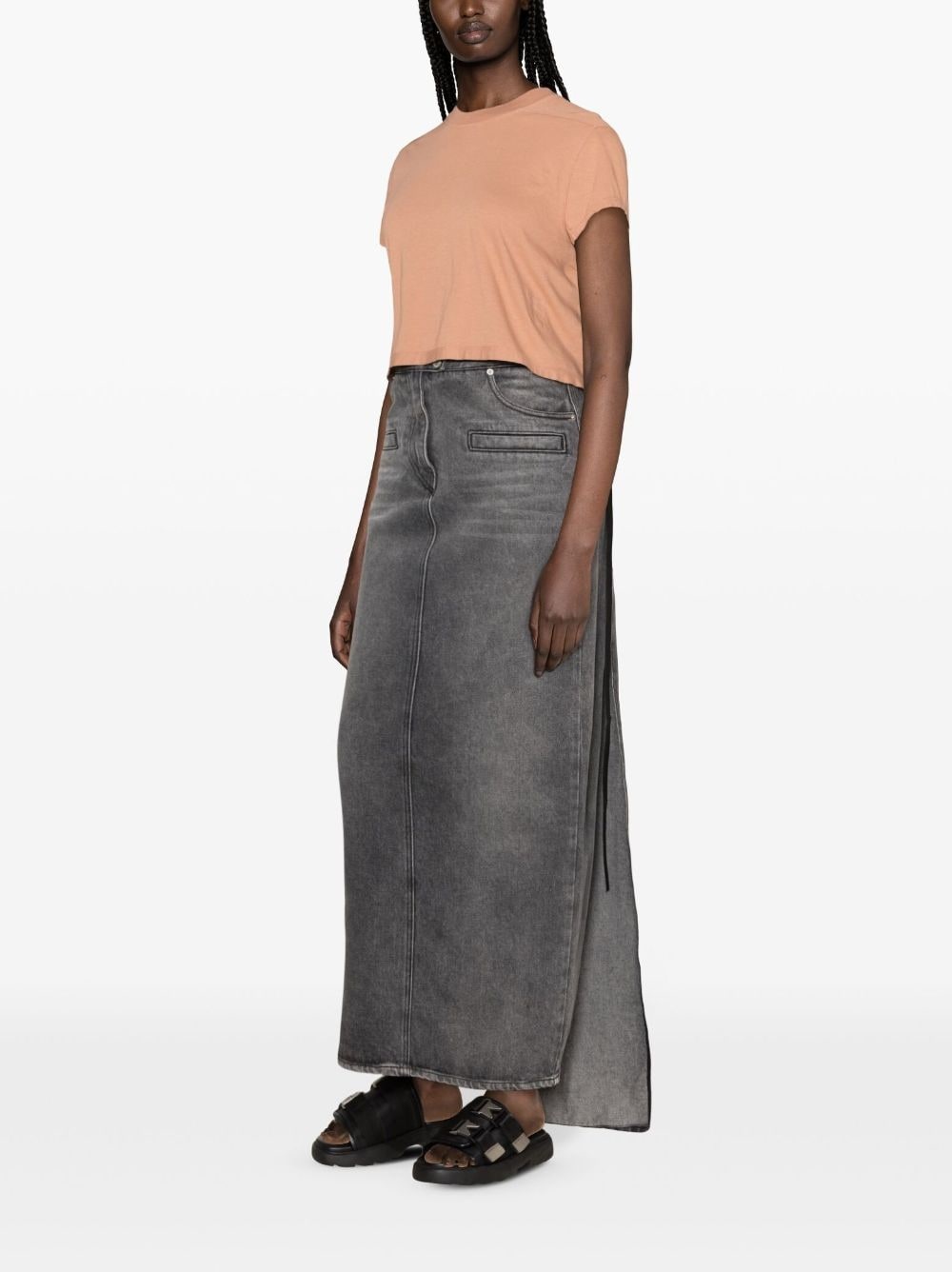 Level organic cotton cropped T-shirt - 3