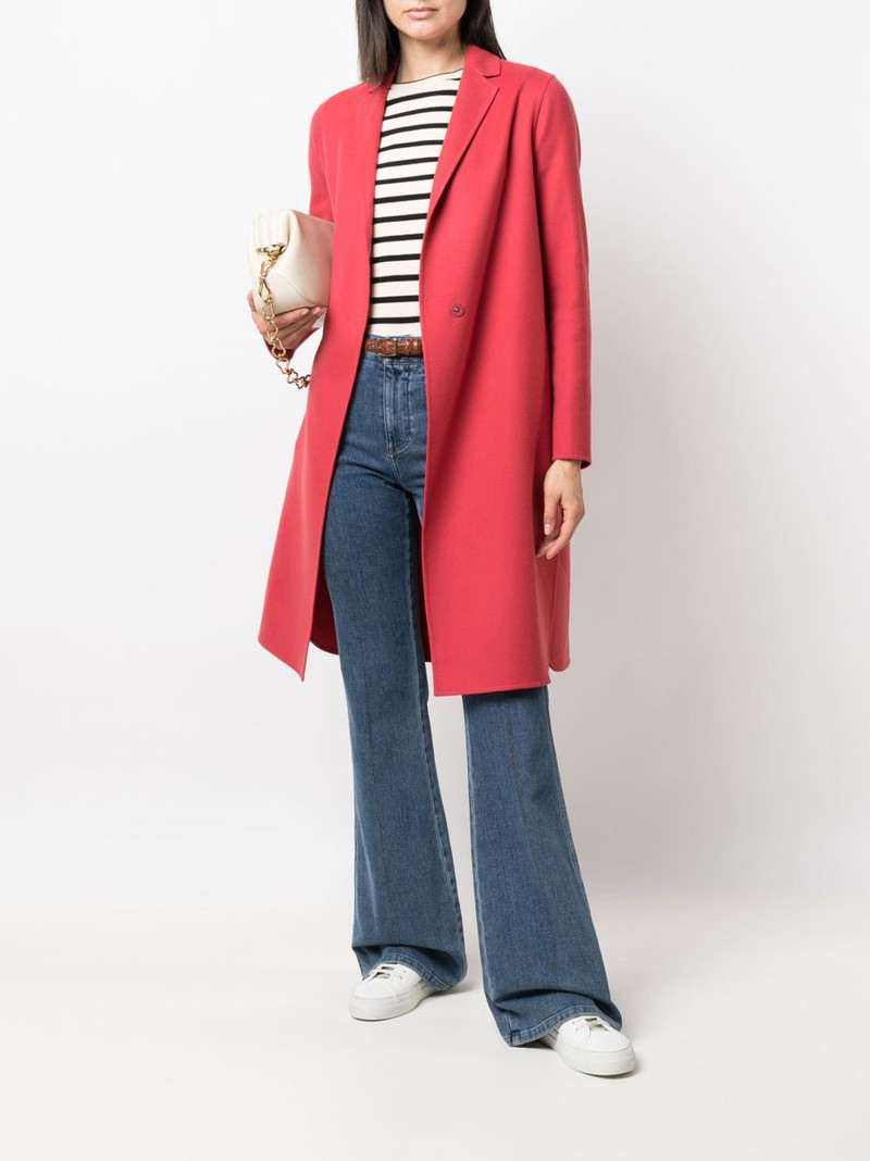 FABIANA FILIPPI concealed midi coat outlook