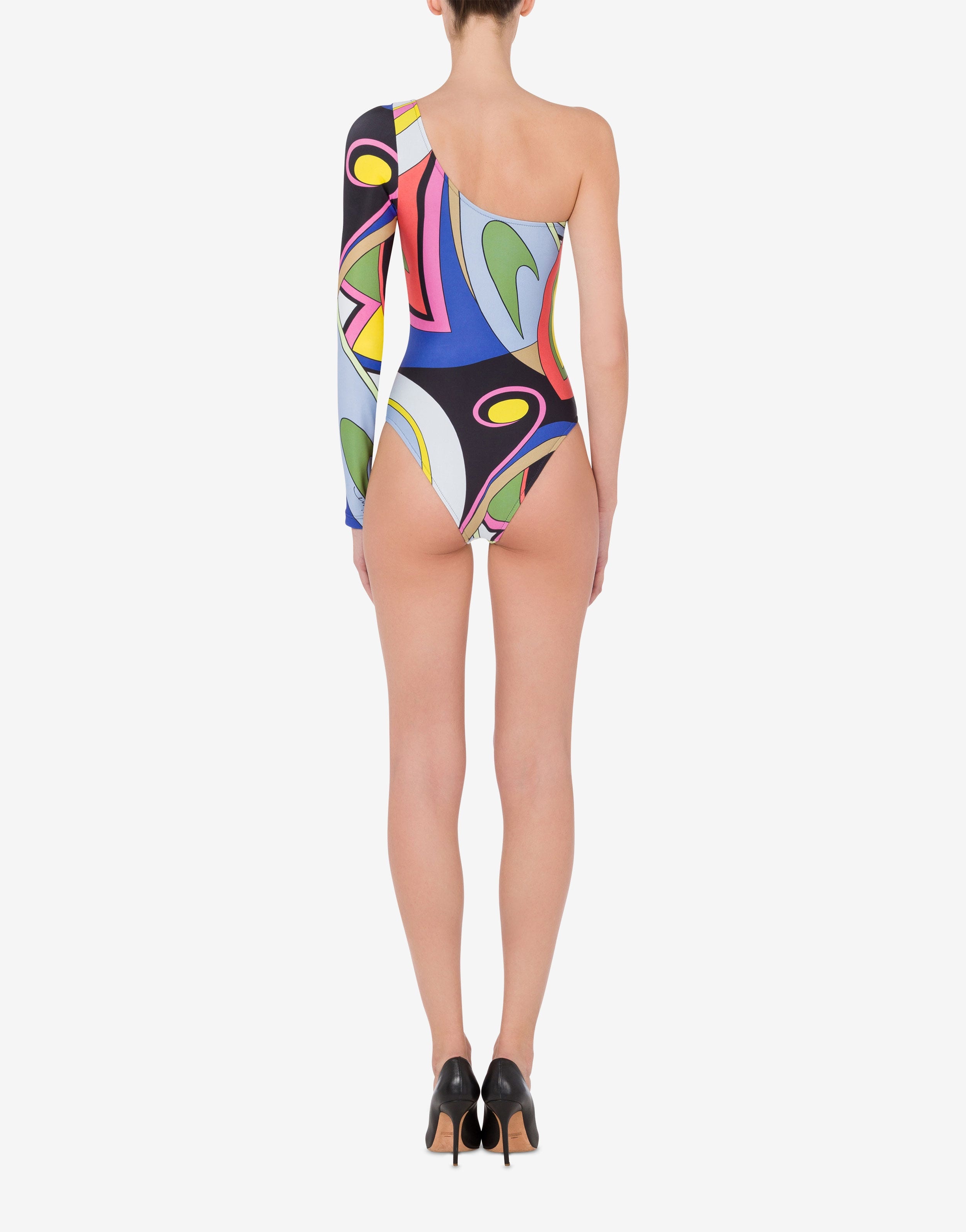 MULTICOLOUR PRINT ONE-PIECE SWIMSUIT - 3