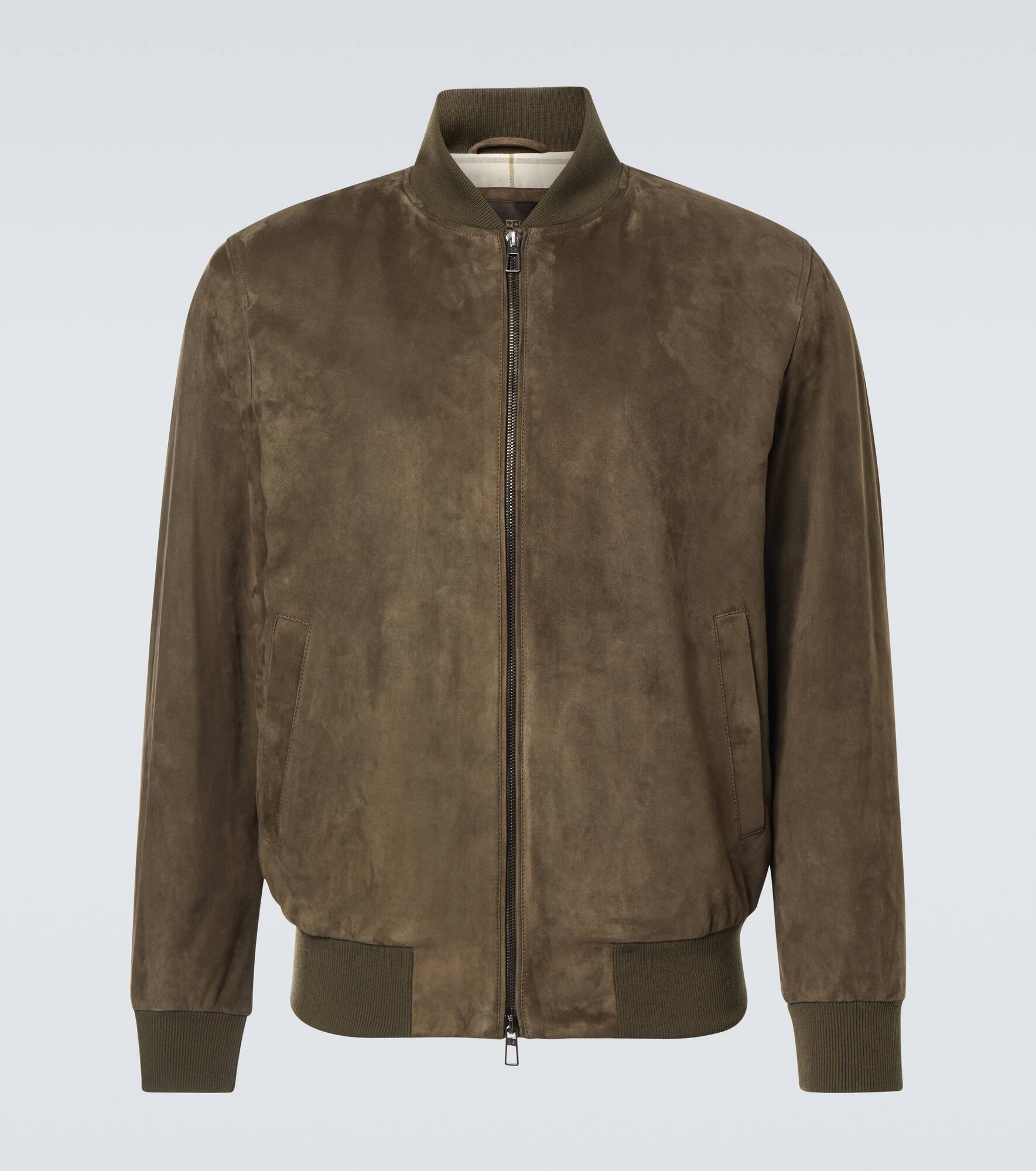 Suede bomber jacket - 1