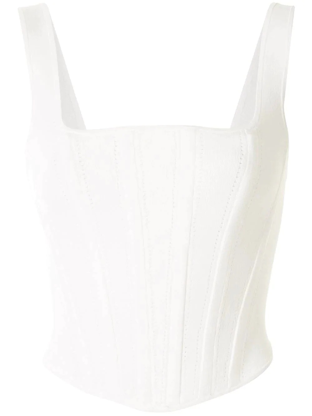 pointelle corset top - 1