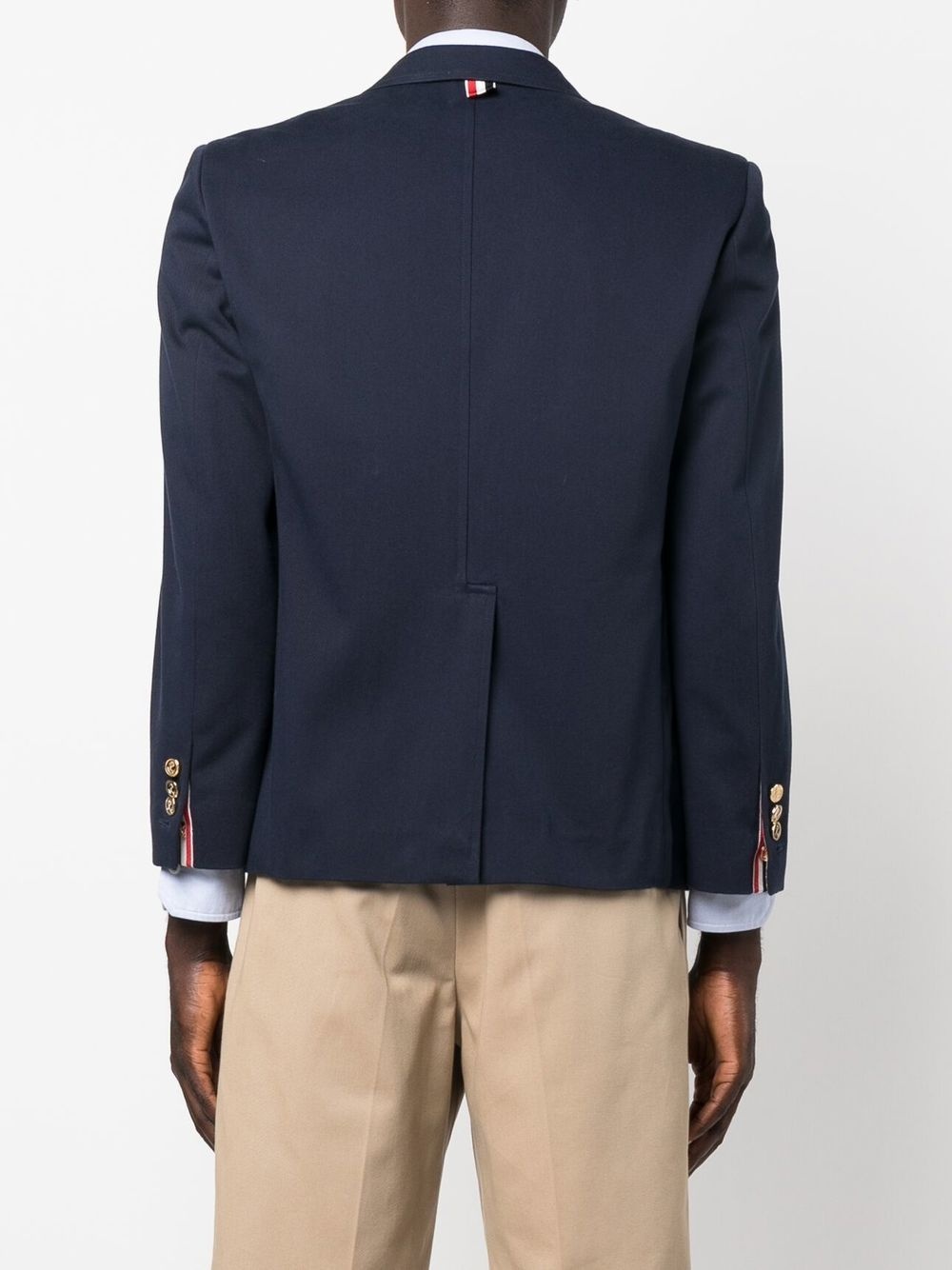 RWB-stripe tailored blazer - 4