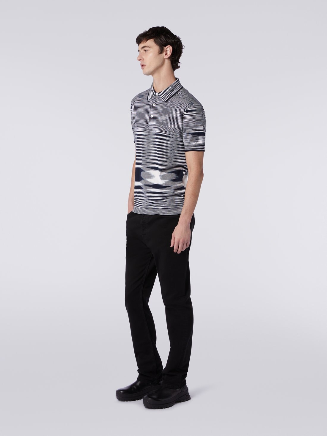 Slub cotton polo shirt - 3
