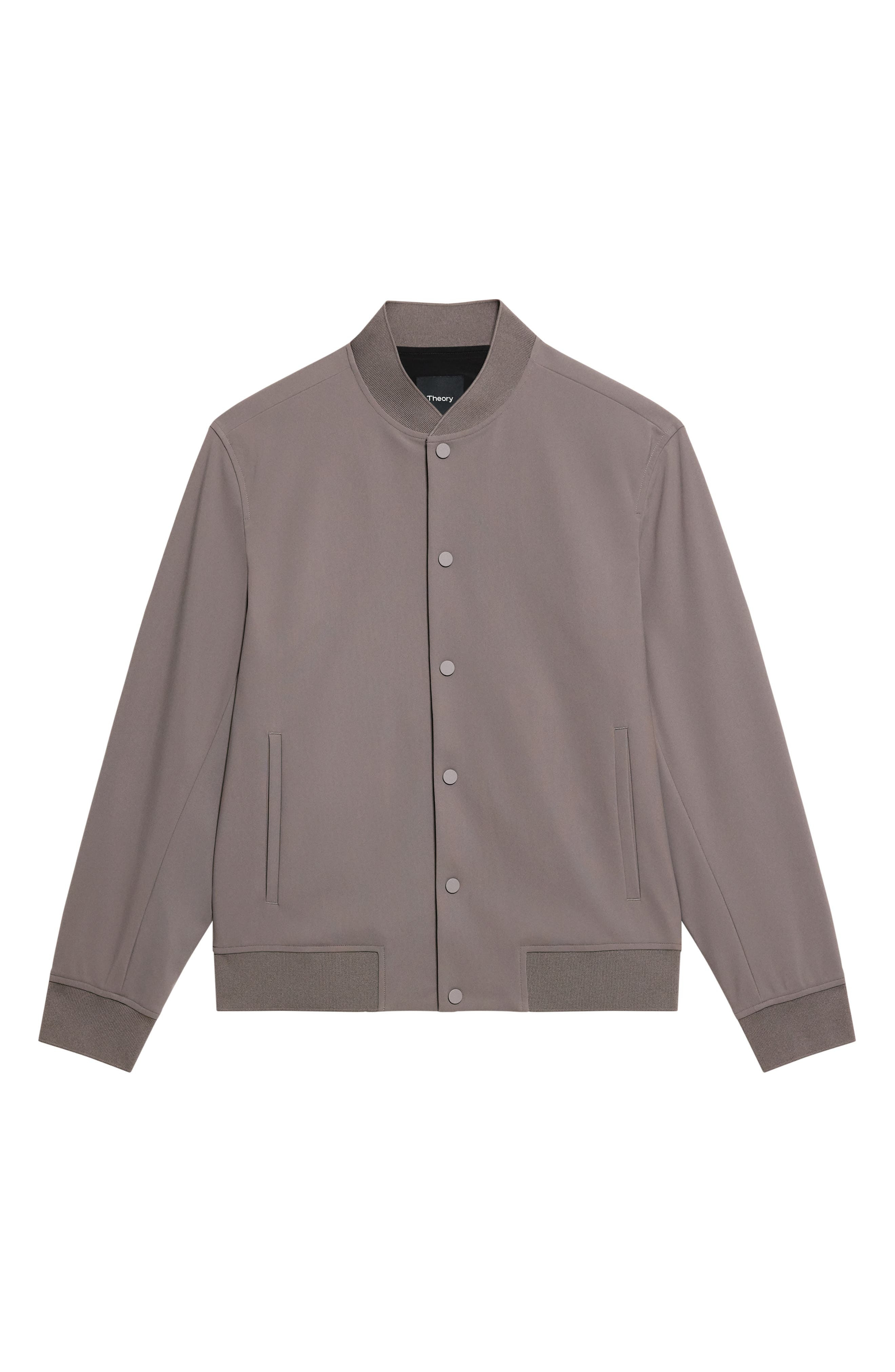 Theory Murphy Precision Bomber Jacket in Carbon - 5