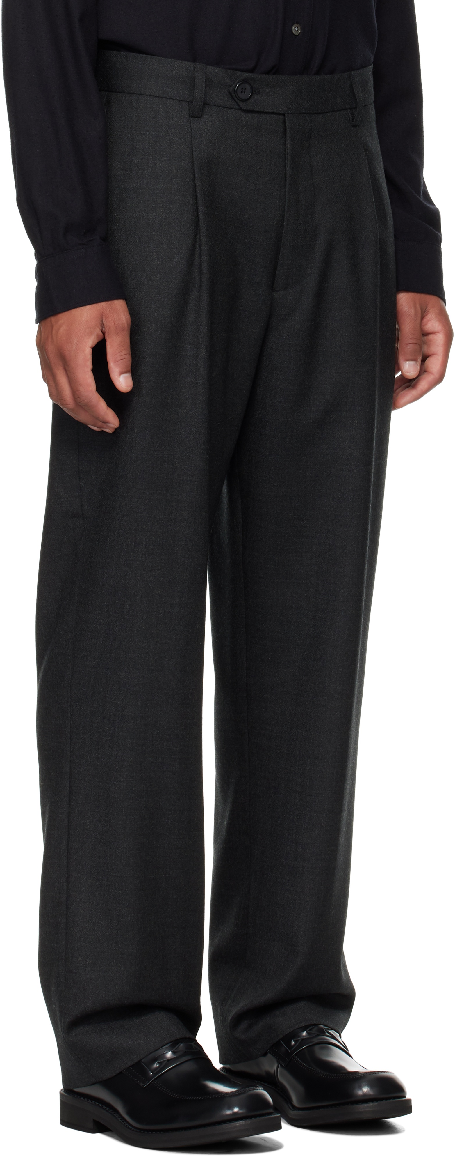 Gray Formal Trousers - 2
