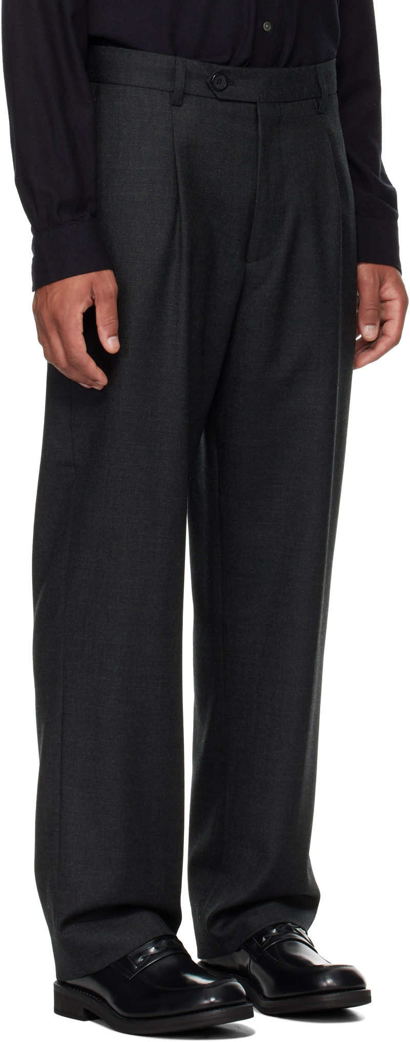 mfpen Gray Formal Trousers outlook