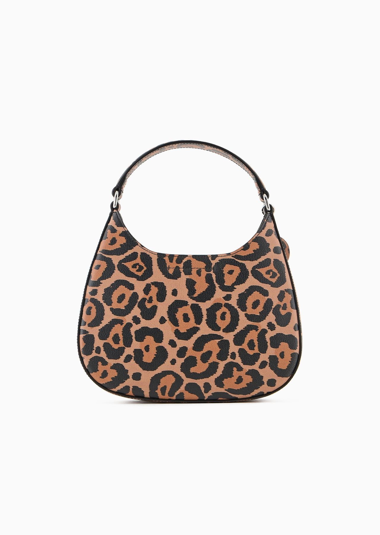 Emporio Armani Sustainability Values Capsule Collection dappled recycled leather hobo handbag - 3