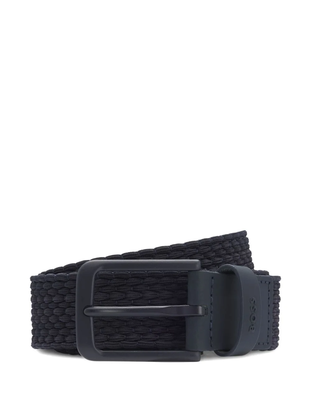 braided buckled belt - 1