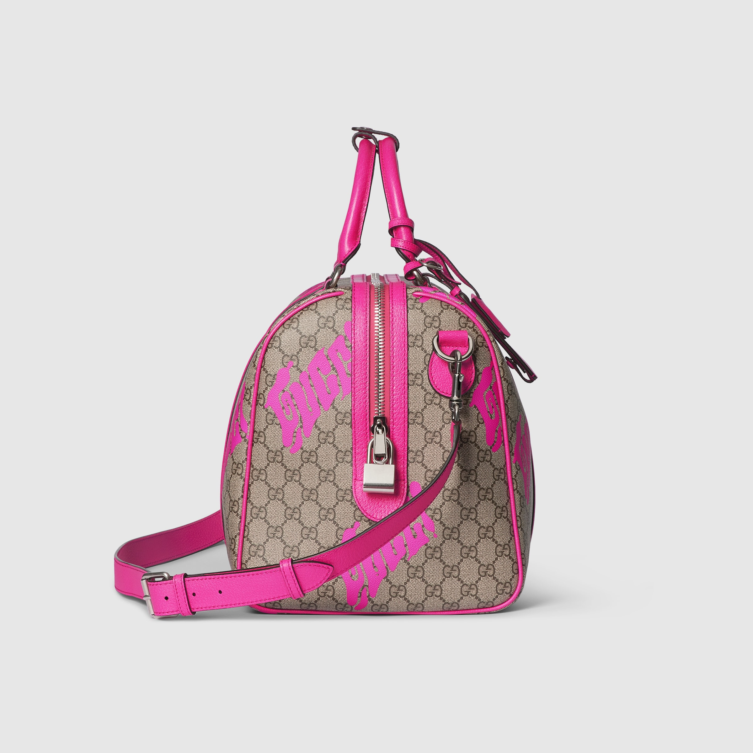 Medium duffle bag with print - 9