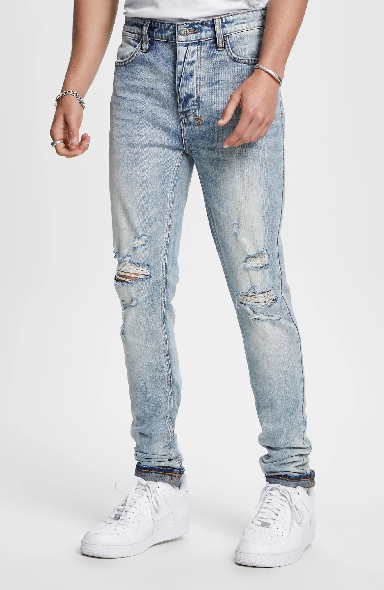 Van Winkle Skyhigh Trashed Skinny Jeans - 7