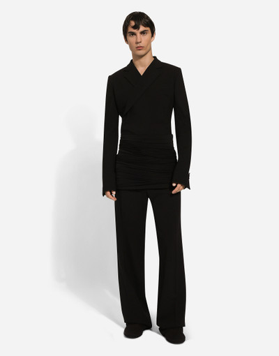 Dolce & Gabbana Stretch wool straight-leg pants outlook