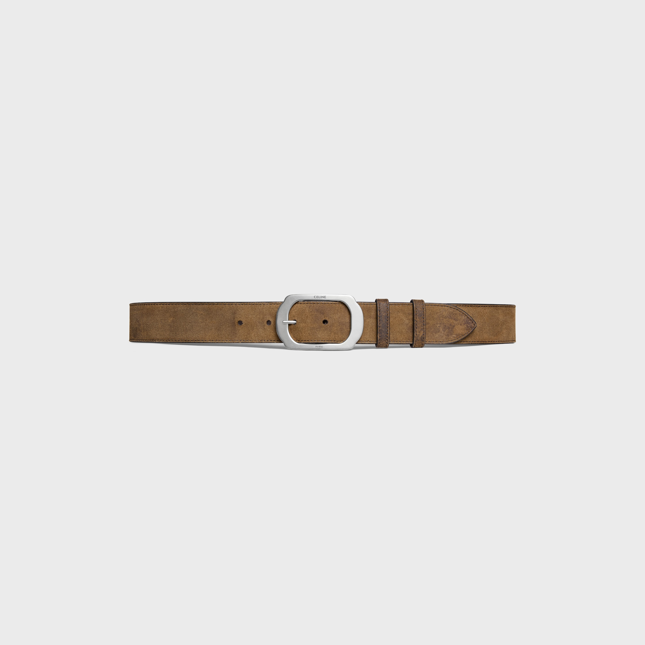 BC-21 35MM BELT IN Suede Calfskin with waxed effect - 2