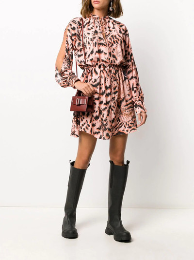 MSGM leopard print dress outlook