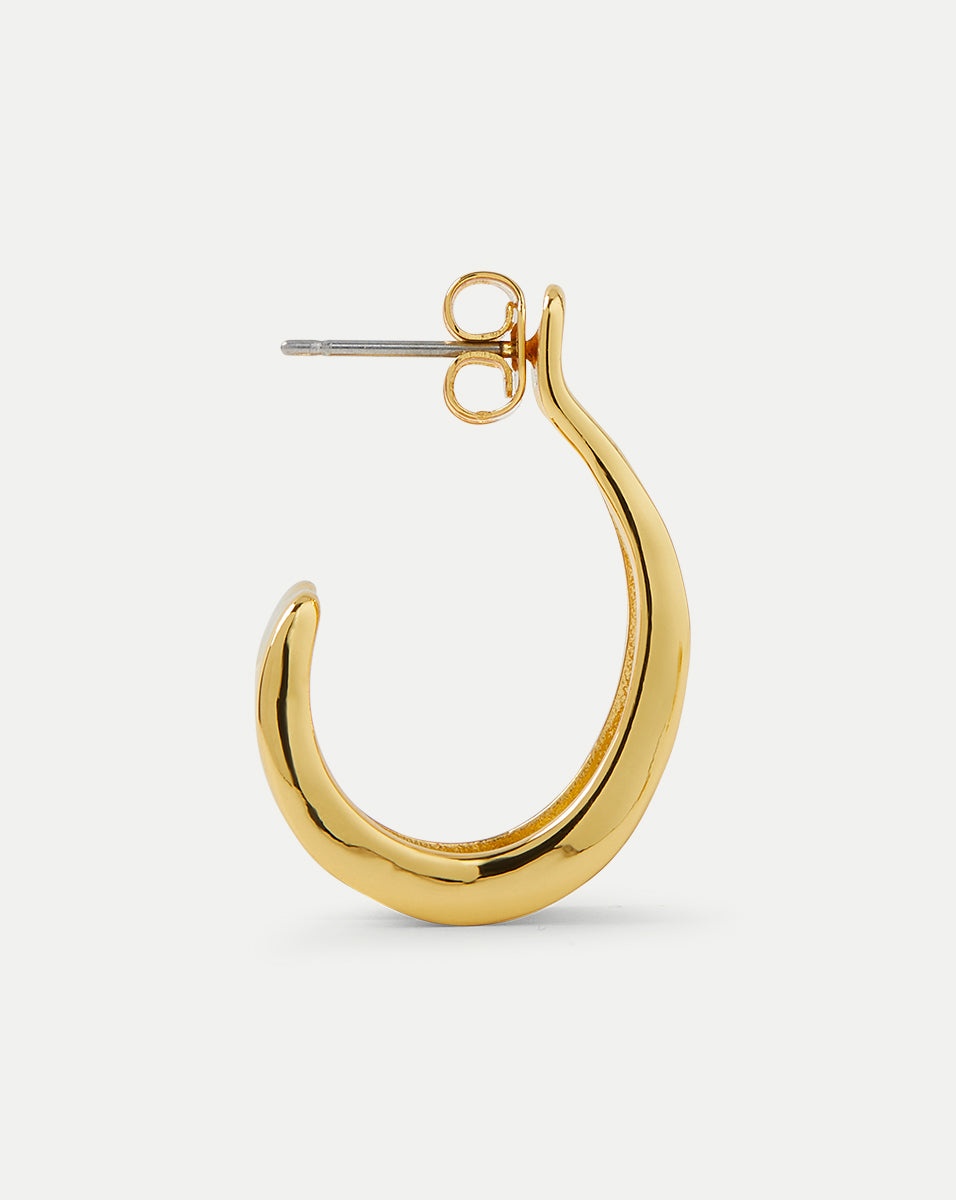 MOLTEN GOLD RIBBON HOOP - 3