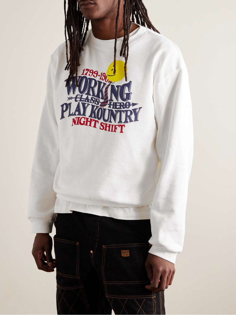 Printed Cotton-Jersey Sweatshirt 3