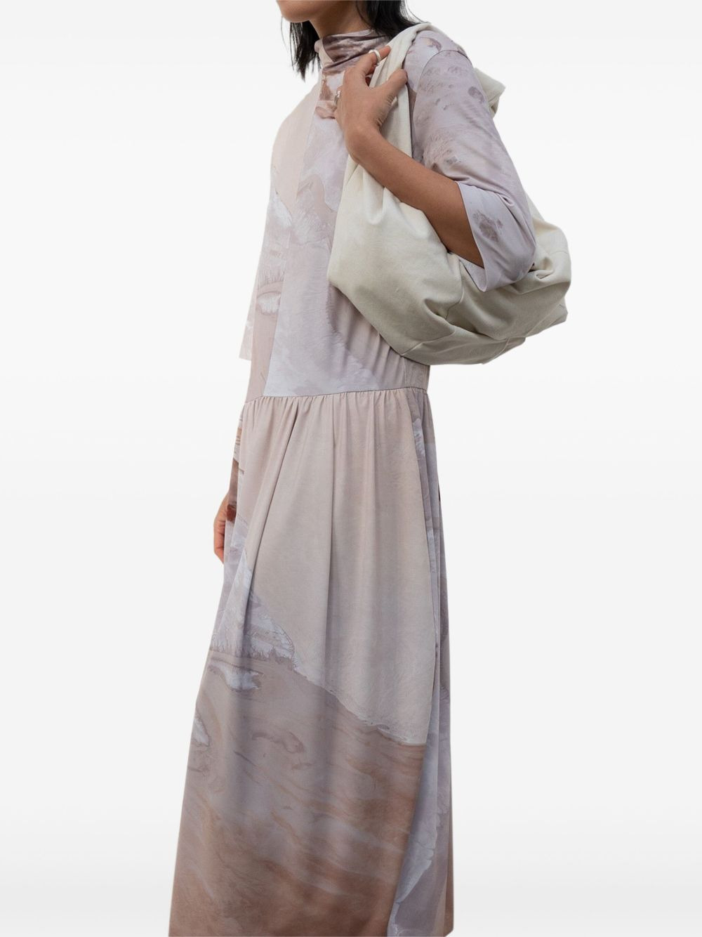 abstract-print maxi dress - 3