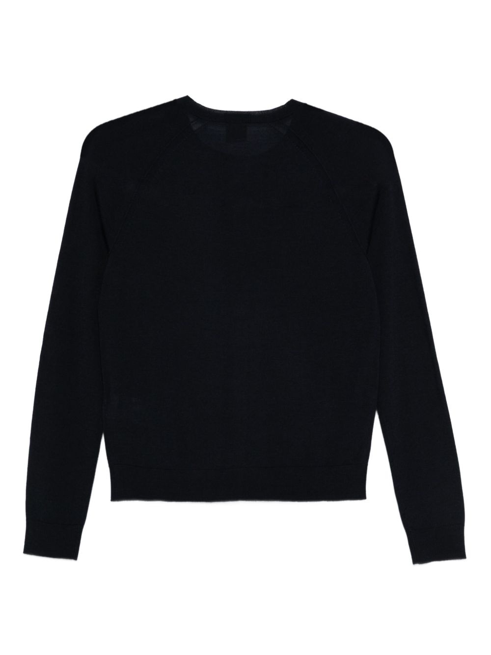 wool round-neck cardigan - 2