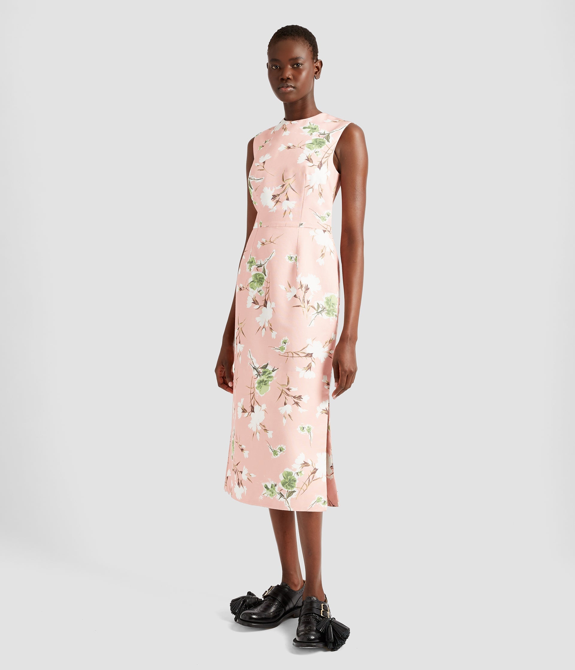 SLEEVELESS MIDI PENCIL DRESS - 4