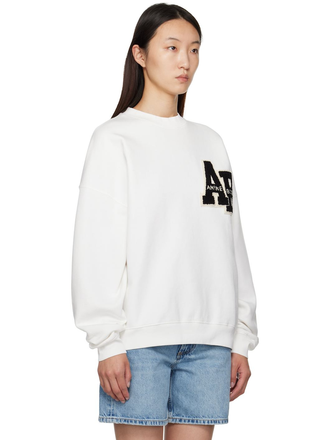 Off-White Miles Oversized Letterman Sweatshirt - 2