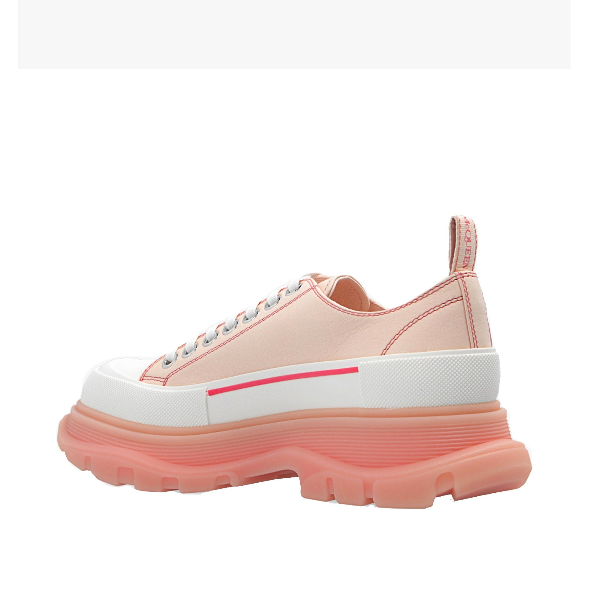 Alexander Mcqueen Tread Slik Leather Sneakers Women - 3