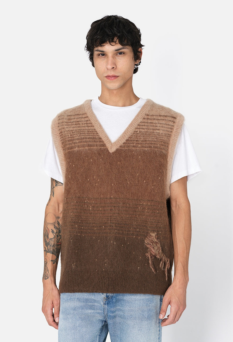 John Elliott GRADIENT MOHAIR VEST outlook