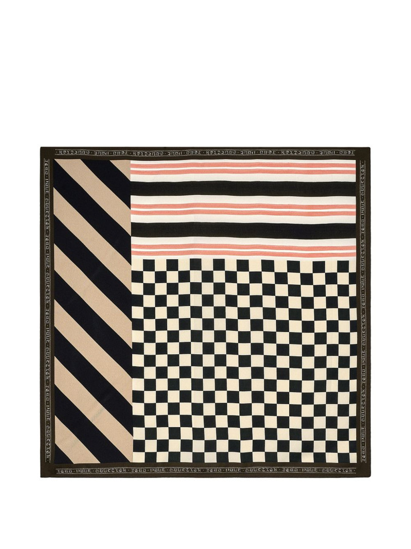 patchwork silk scarf 1