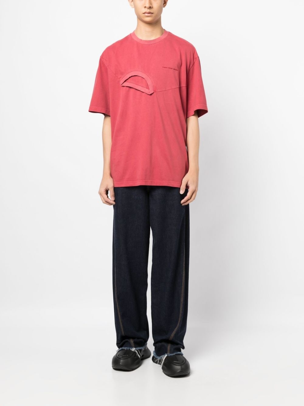 logo-print cotton T-shirt - 2