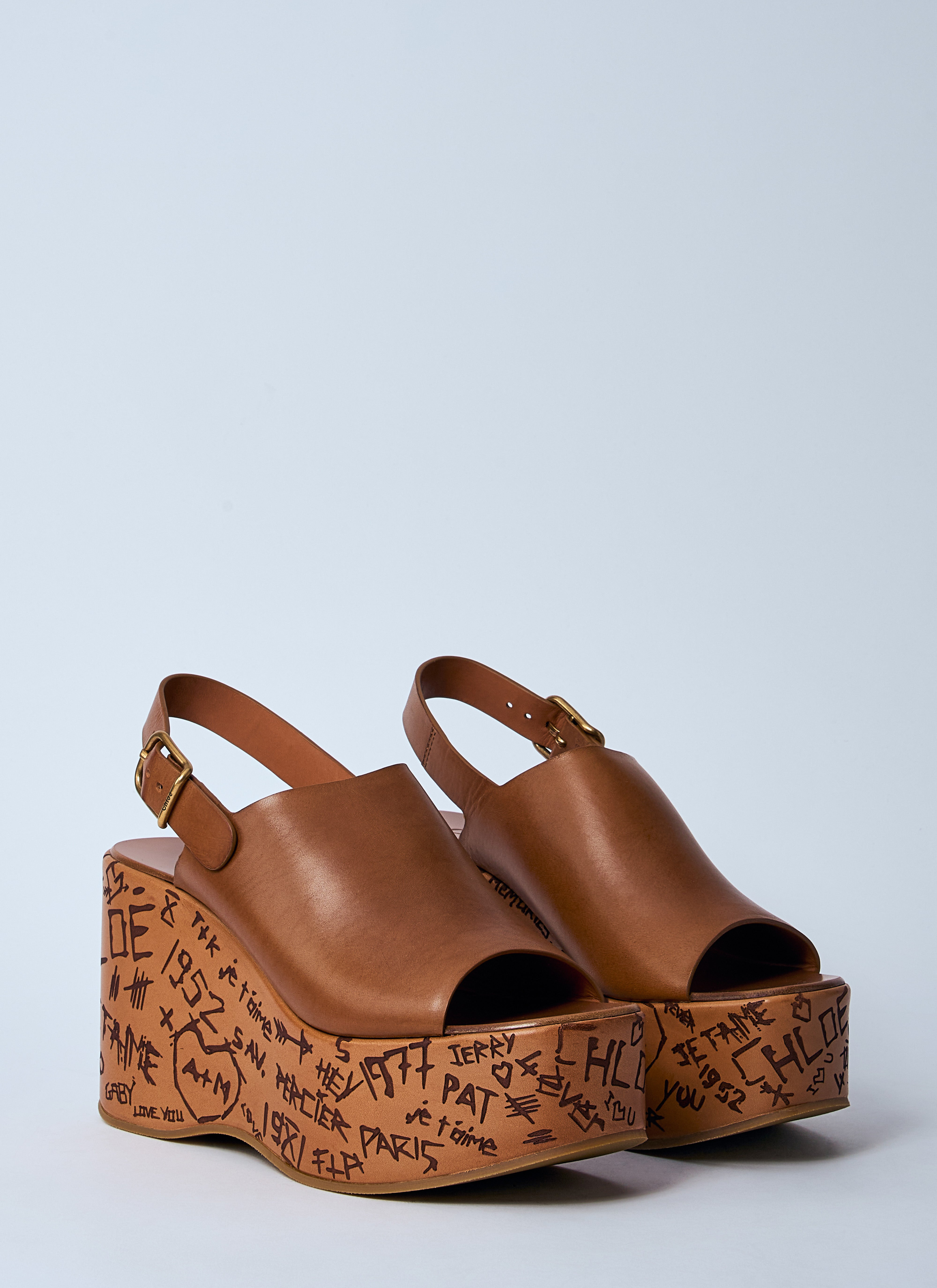 Chloé Women Maxime Wedge Sandals - 2