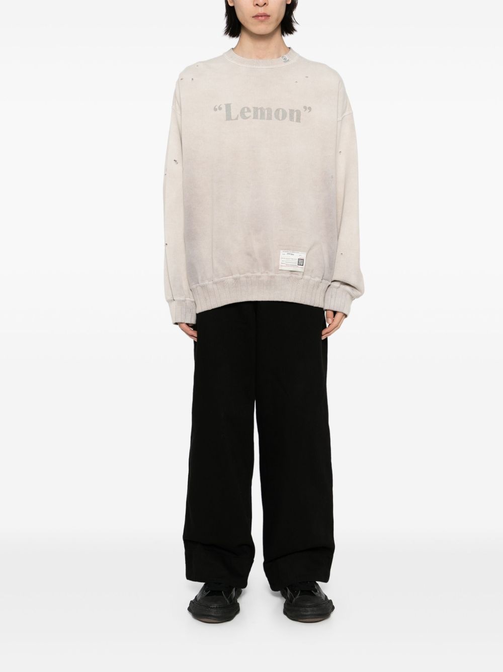 x Peace And After Lemon sweatshirt - 2