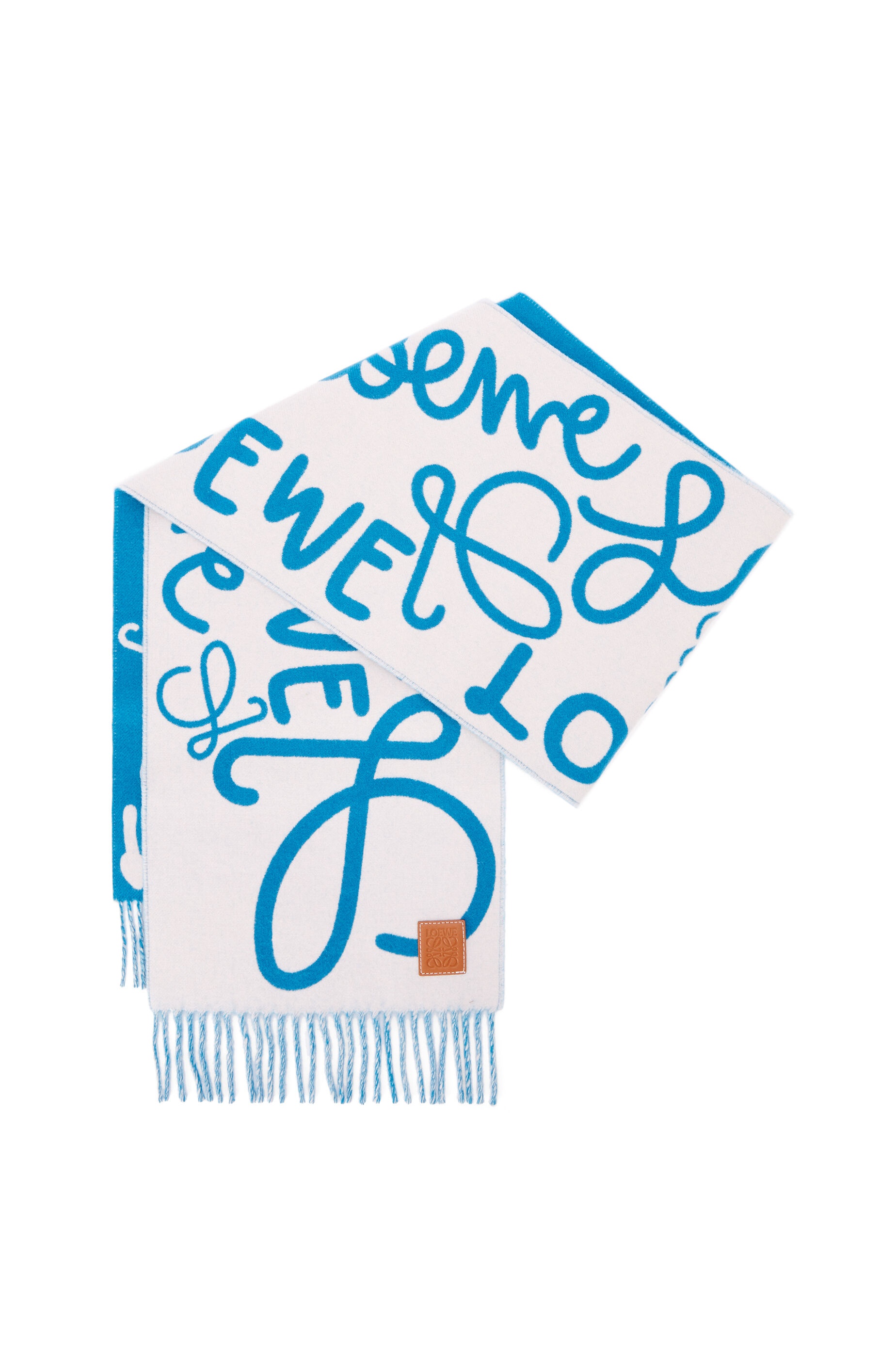 LOEWE scarf in wool and cashmere - 3