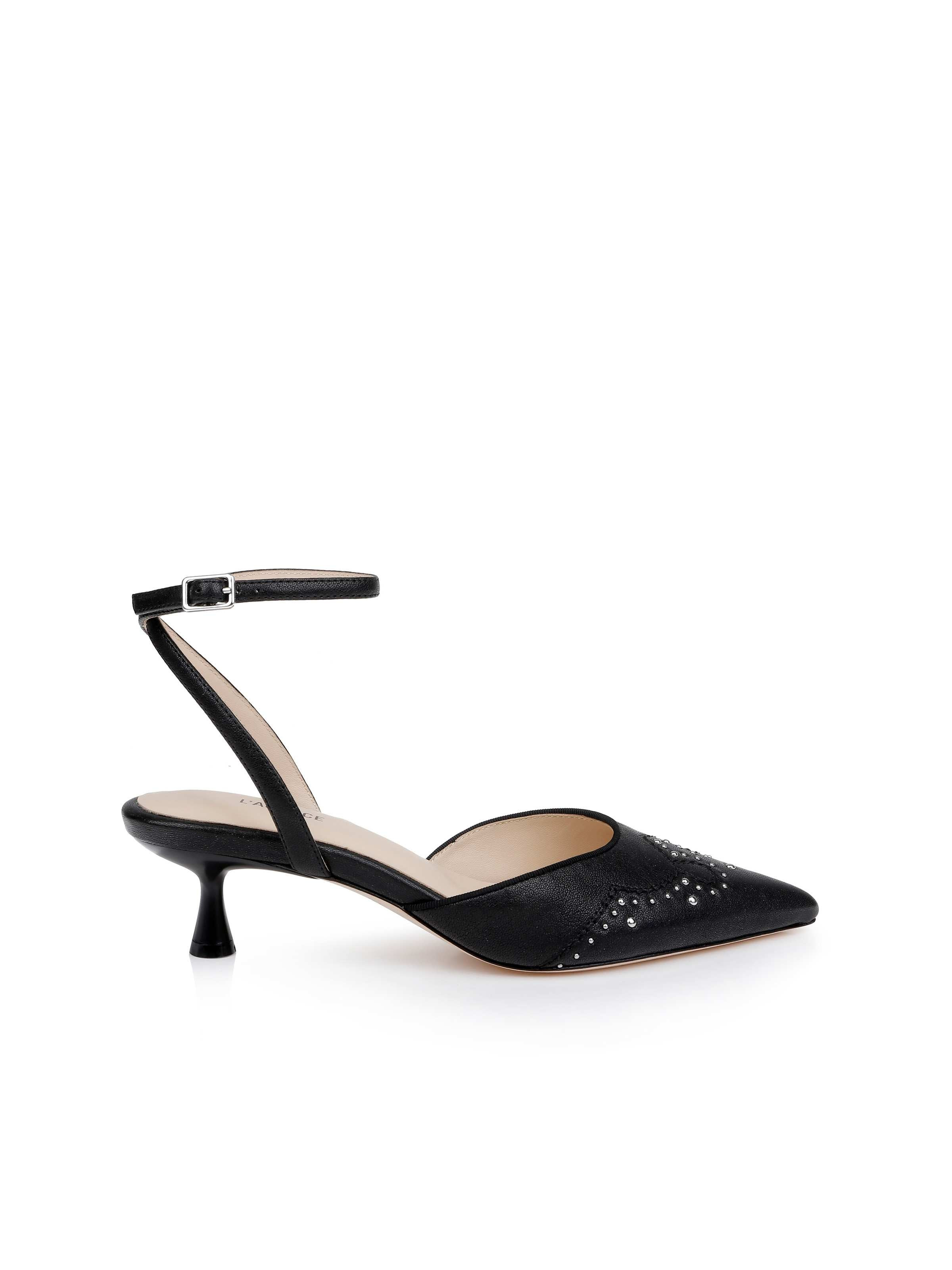 Liana Leather Kitten-Heel Mule - 4