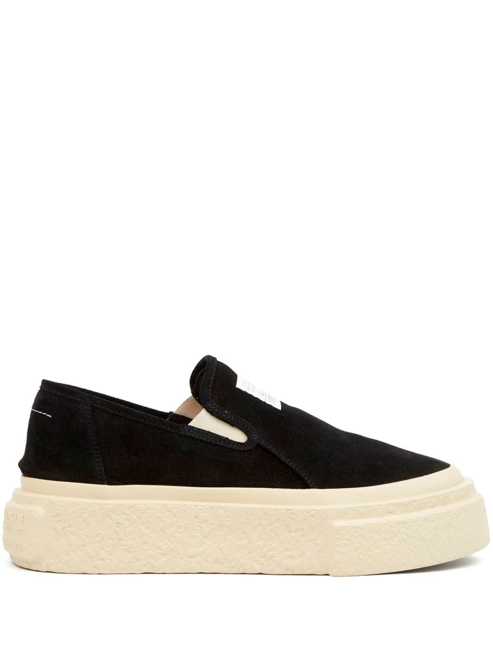 numbers-motif slip-on sneakers - 1