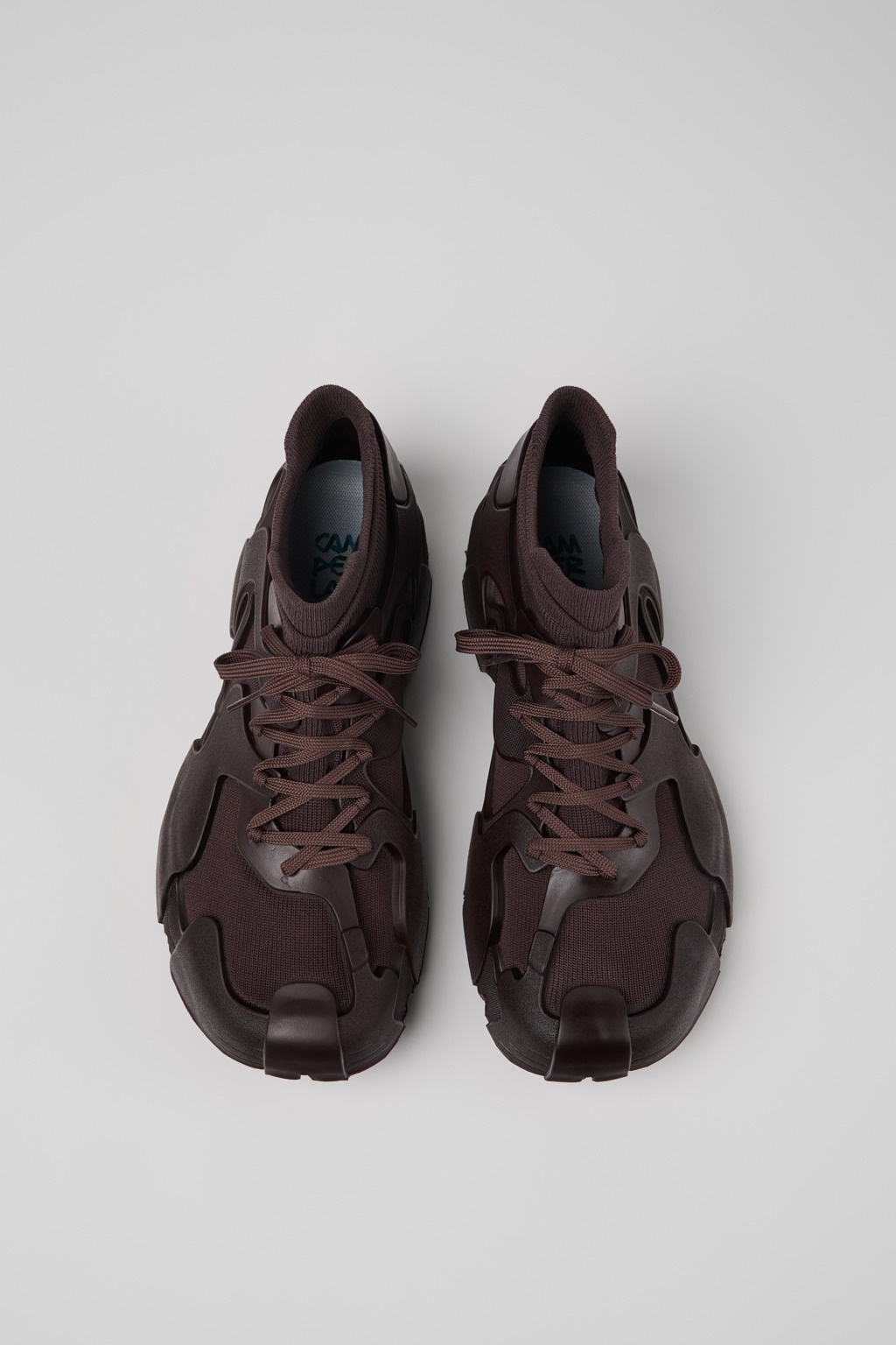 Burgundy Caged Sneakers - 4