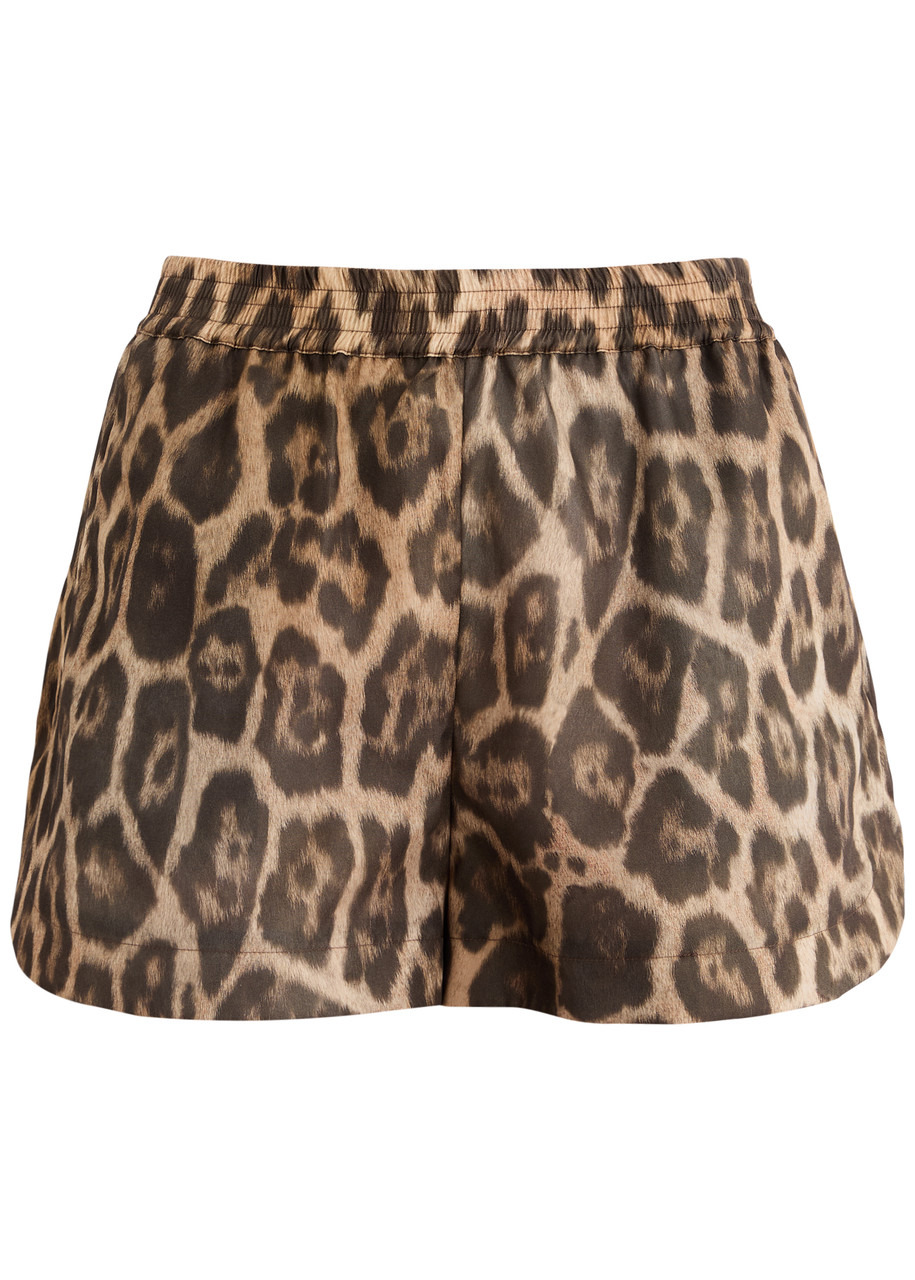 Stella Mccartney Leopard-print Woven Shorts - 1