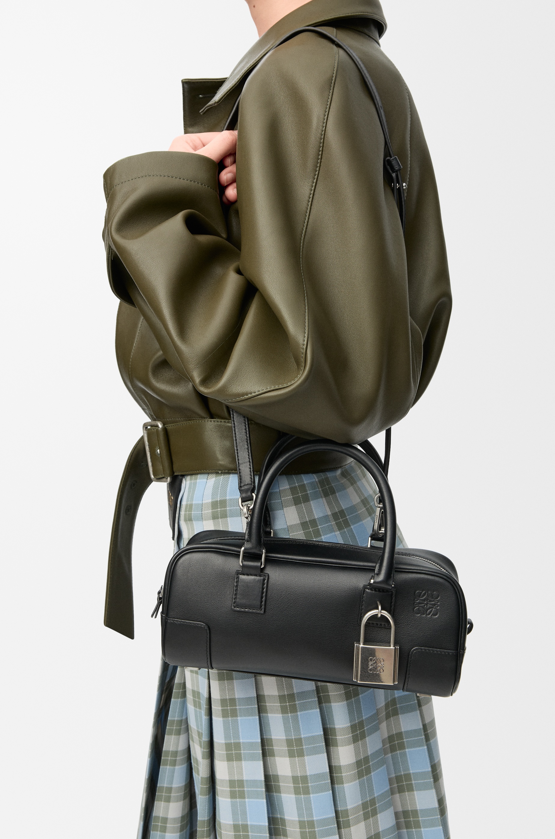 Amazona 23 cropped bag in shiny calfskin - 2
