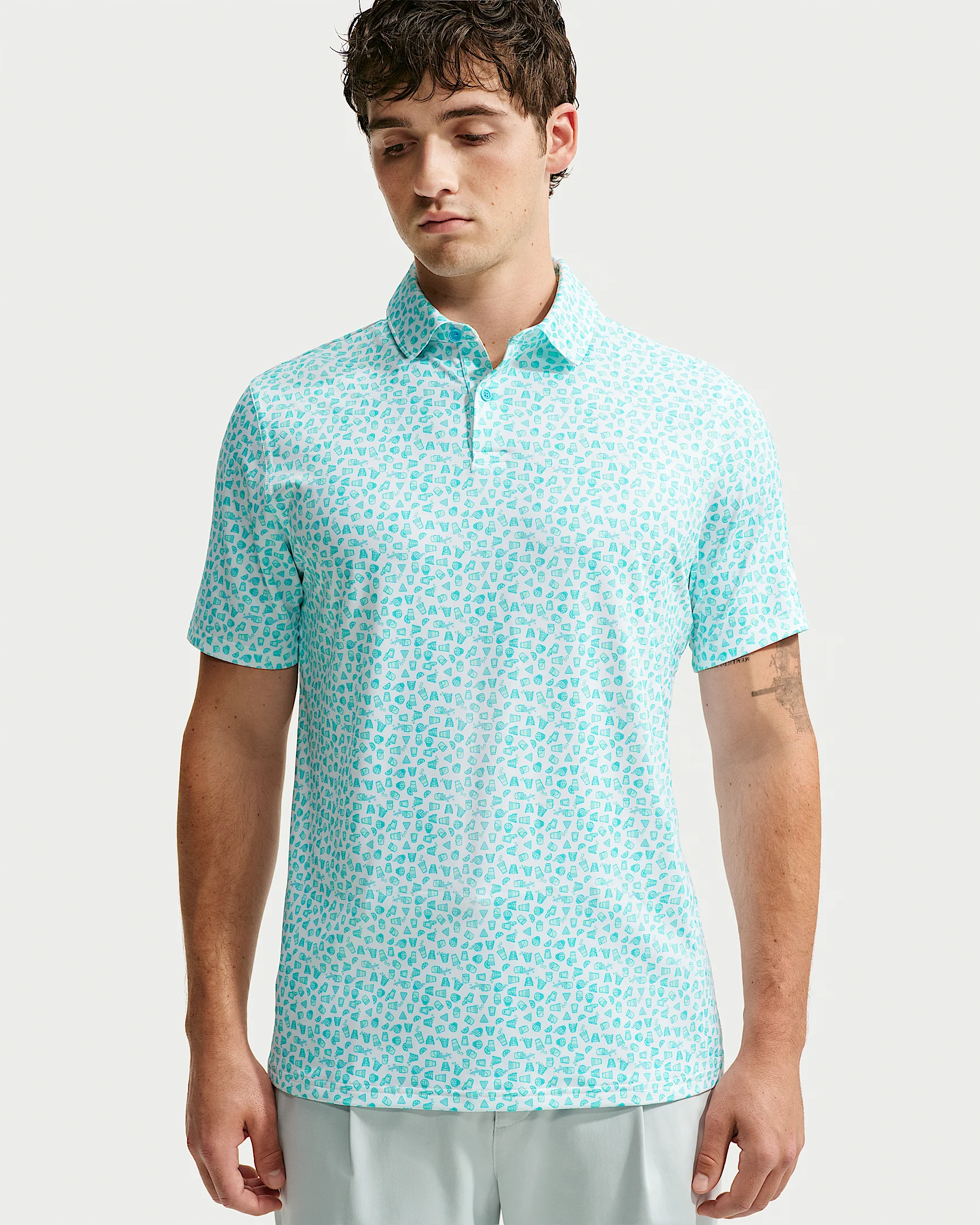 Nike Velocity Men's Dri-FIT Micro-Print Golf Polo - 1