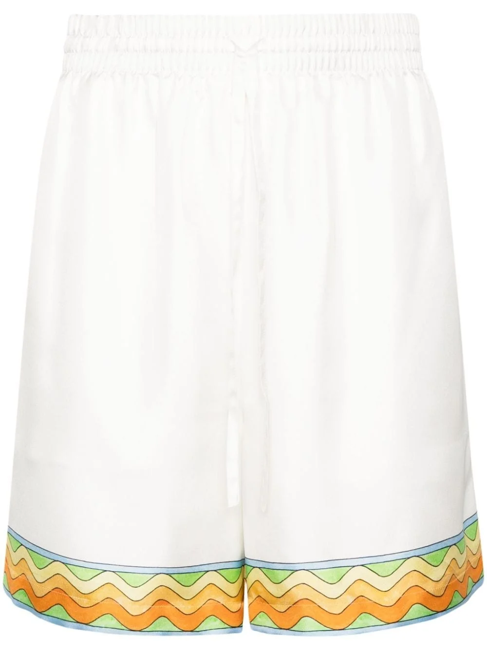 Afro Cubism Tennis Club silk shorts - 1