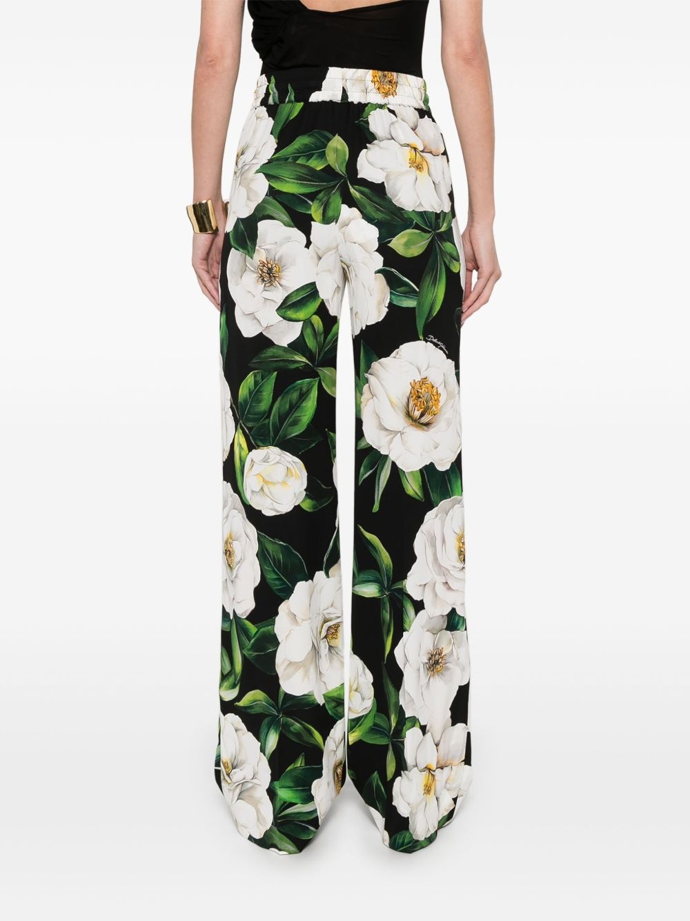 floral-print trousers - 4
