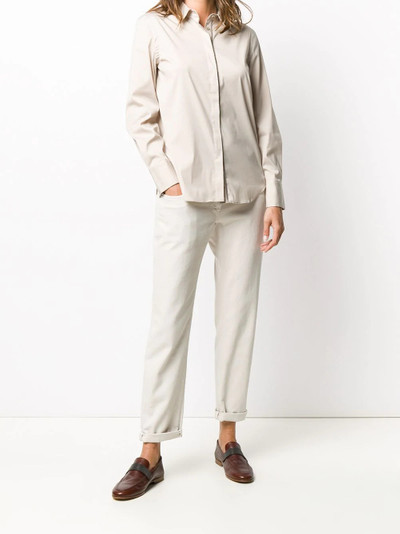 Brunello Cucinelli studded shirt outlook