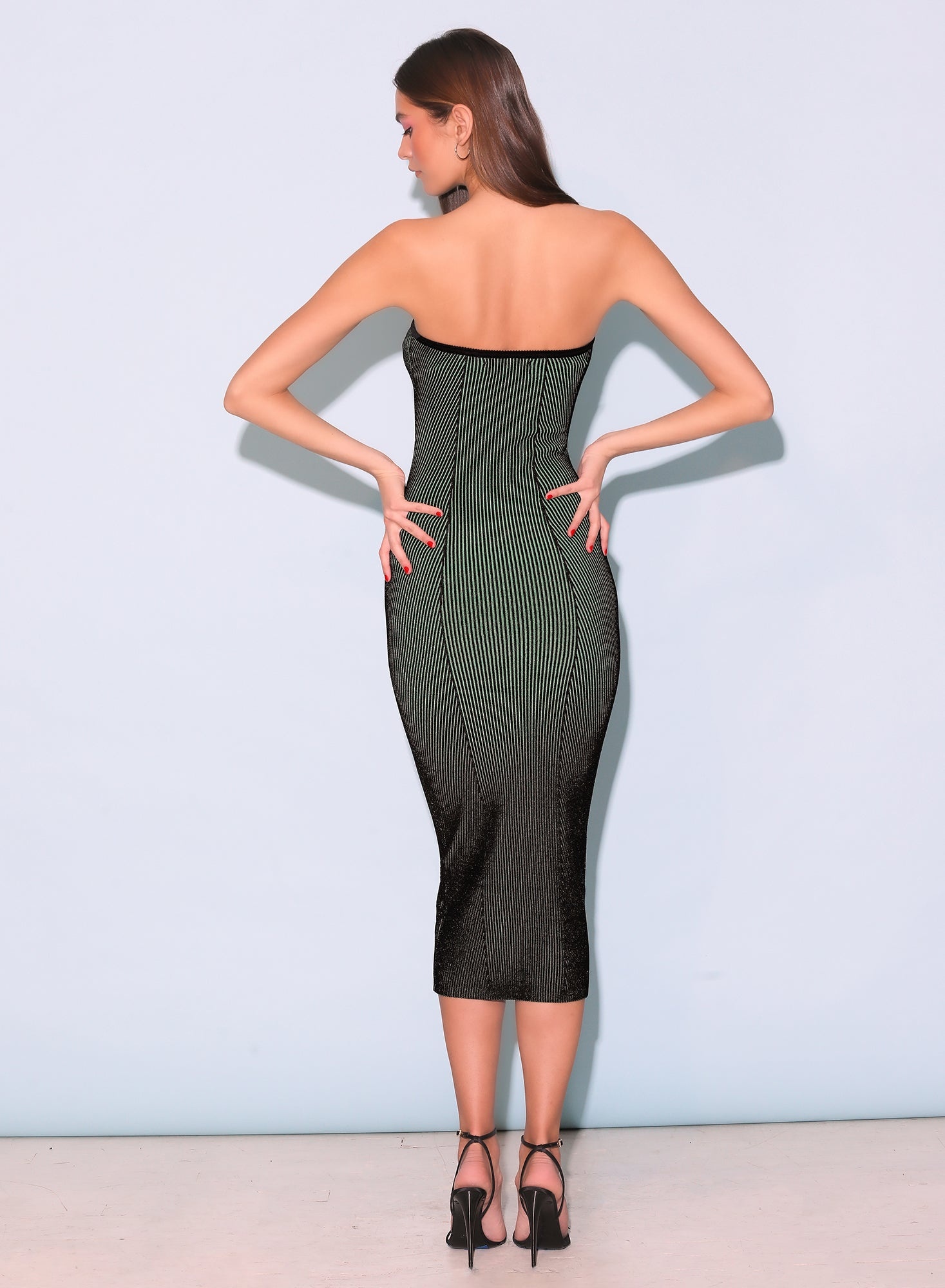 Rib Knit Tube Dress - 6