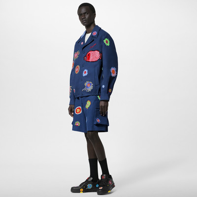 Louis Vuitton LV x YK Embroidered Faces Blouson outlook