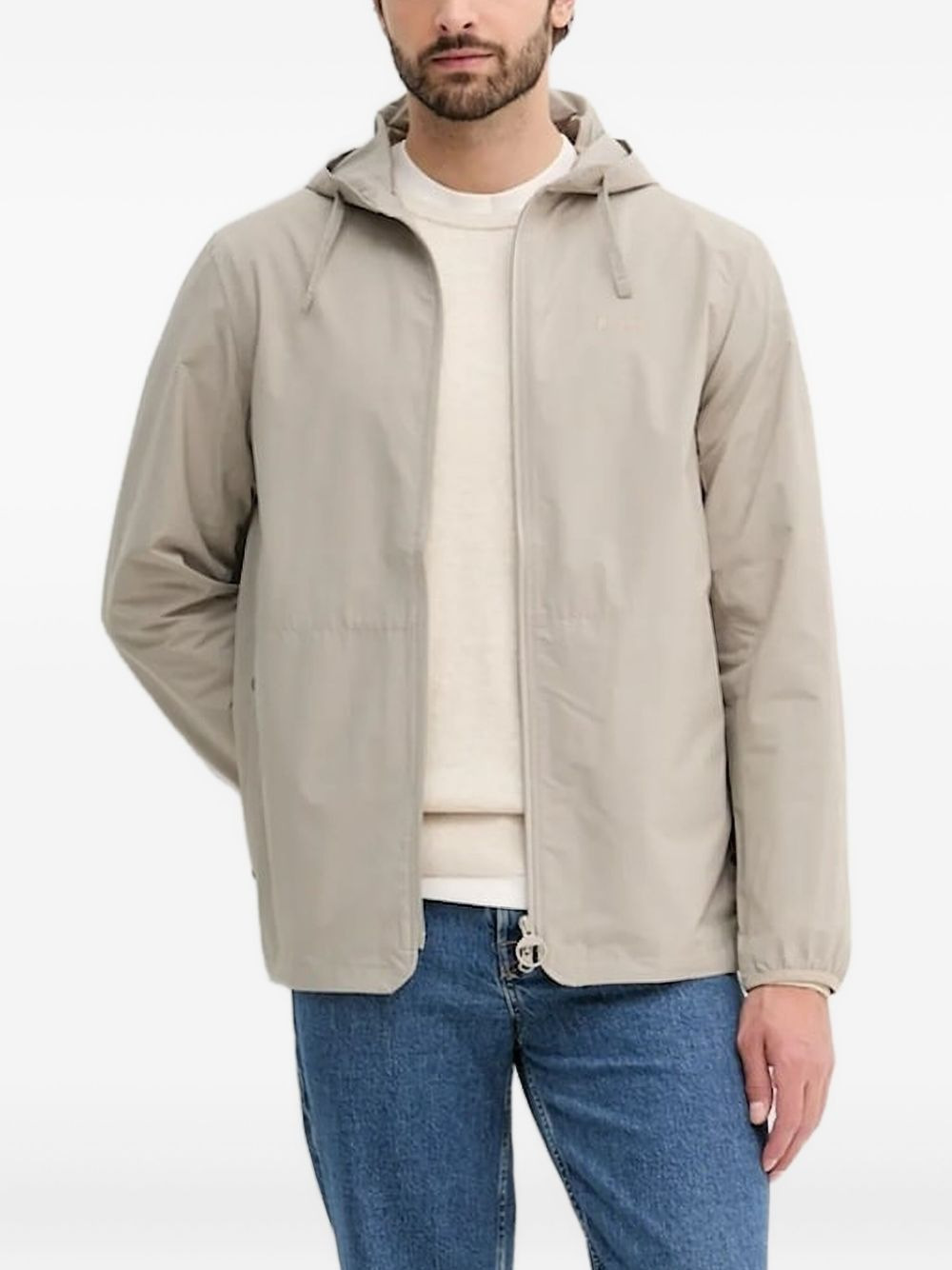 Newhill hooded zip-front jacket - 1