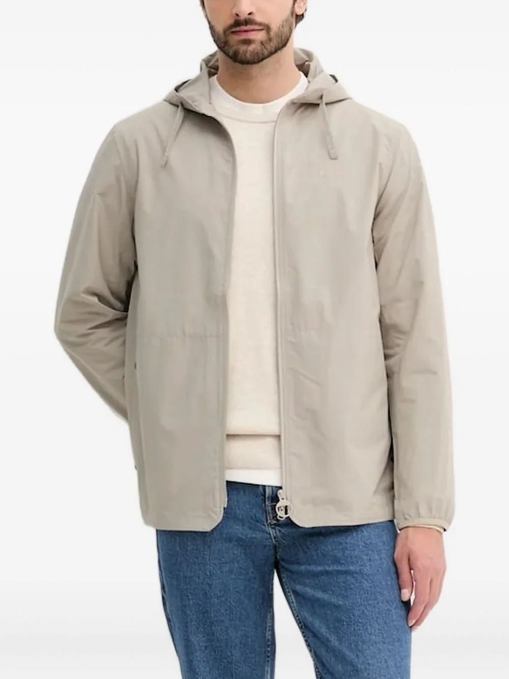 Newhill hooded zip-front jacket - 1