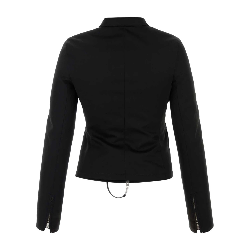 BLACK CANVAS JACKET FOR MEN - 2