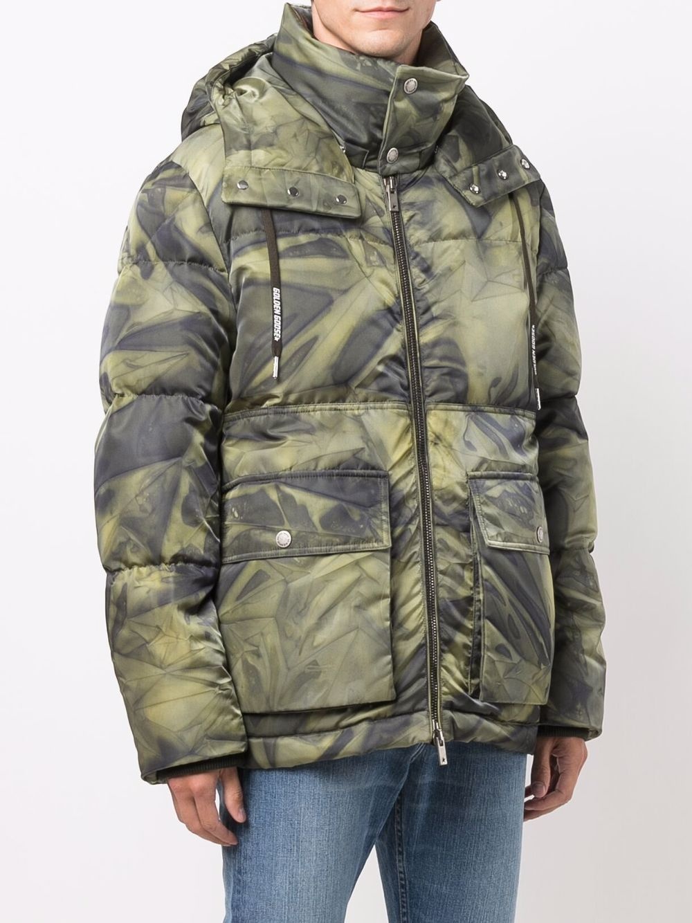 camouflage-print padded coat - 3