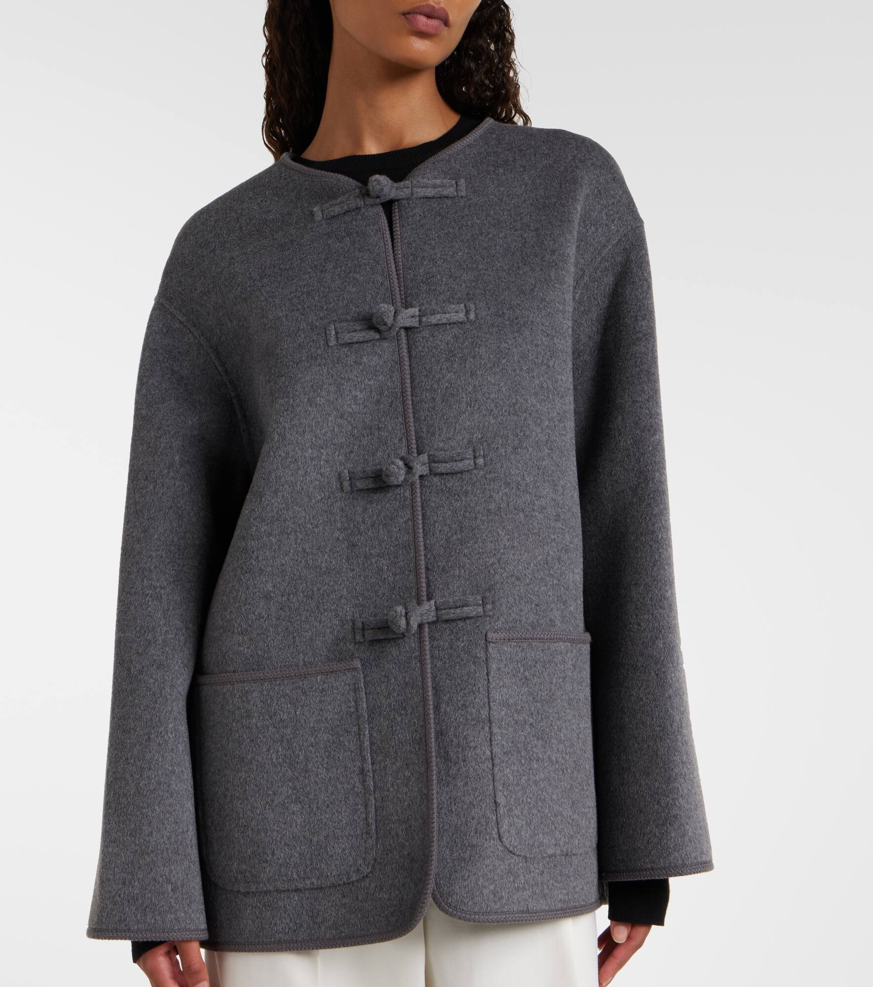 Wool and cashmere jacket - 6