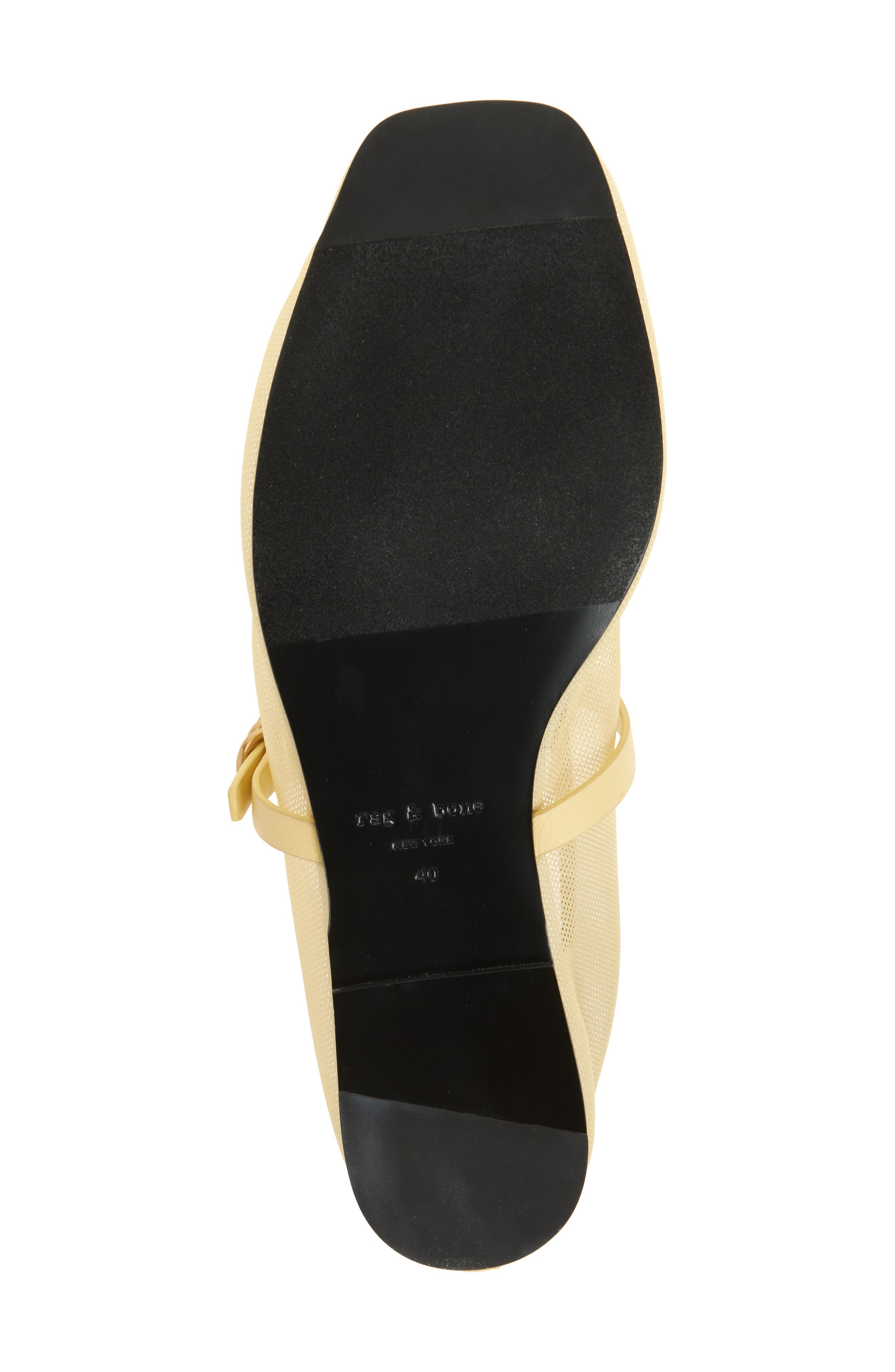 rag & bone Spire Mesh Mary Jane Flat in Honey at Nordstrom - 6
