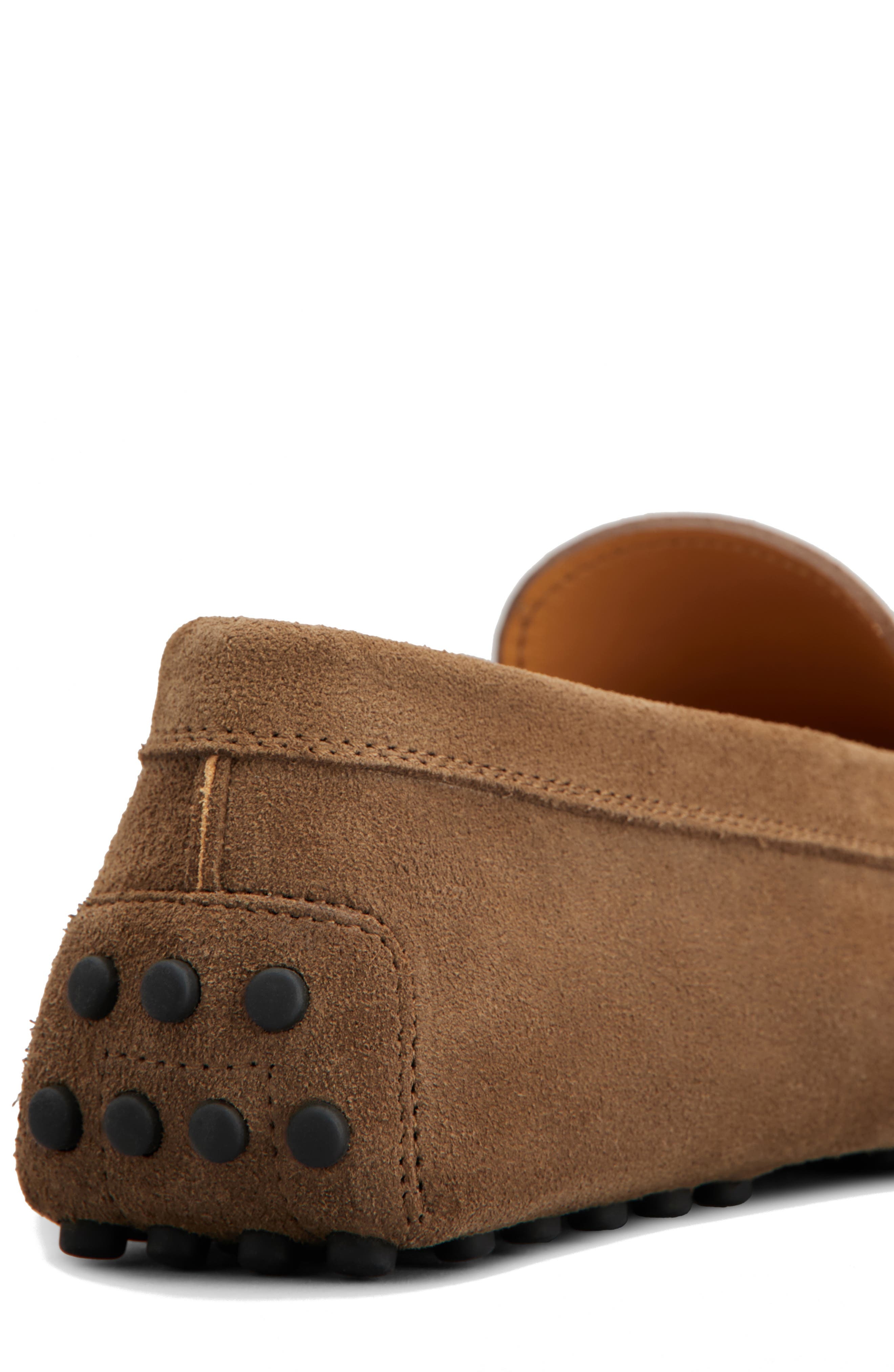 Tod's Calfskin Suede Driving Shoe in Noce Chiaro at Nordstrom - 2