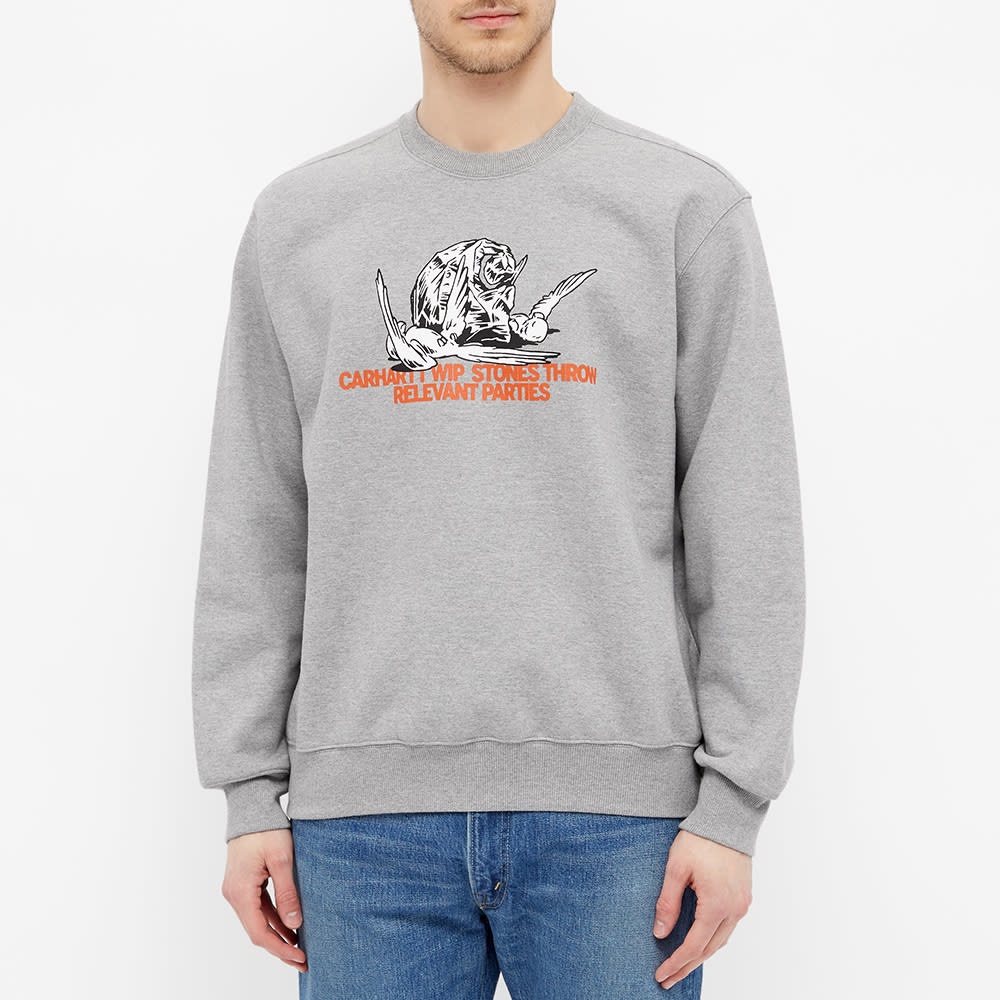 Carhartt WIP x Relevant Parties Stones Throw Crew Sweat - 3