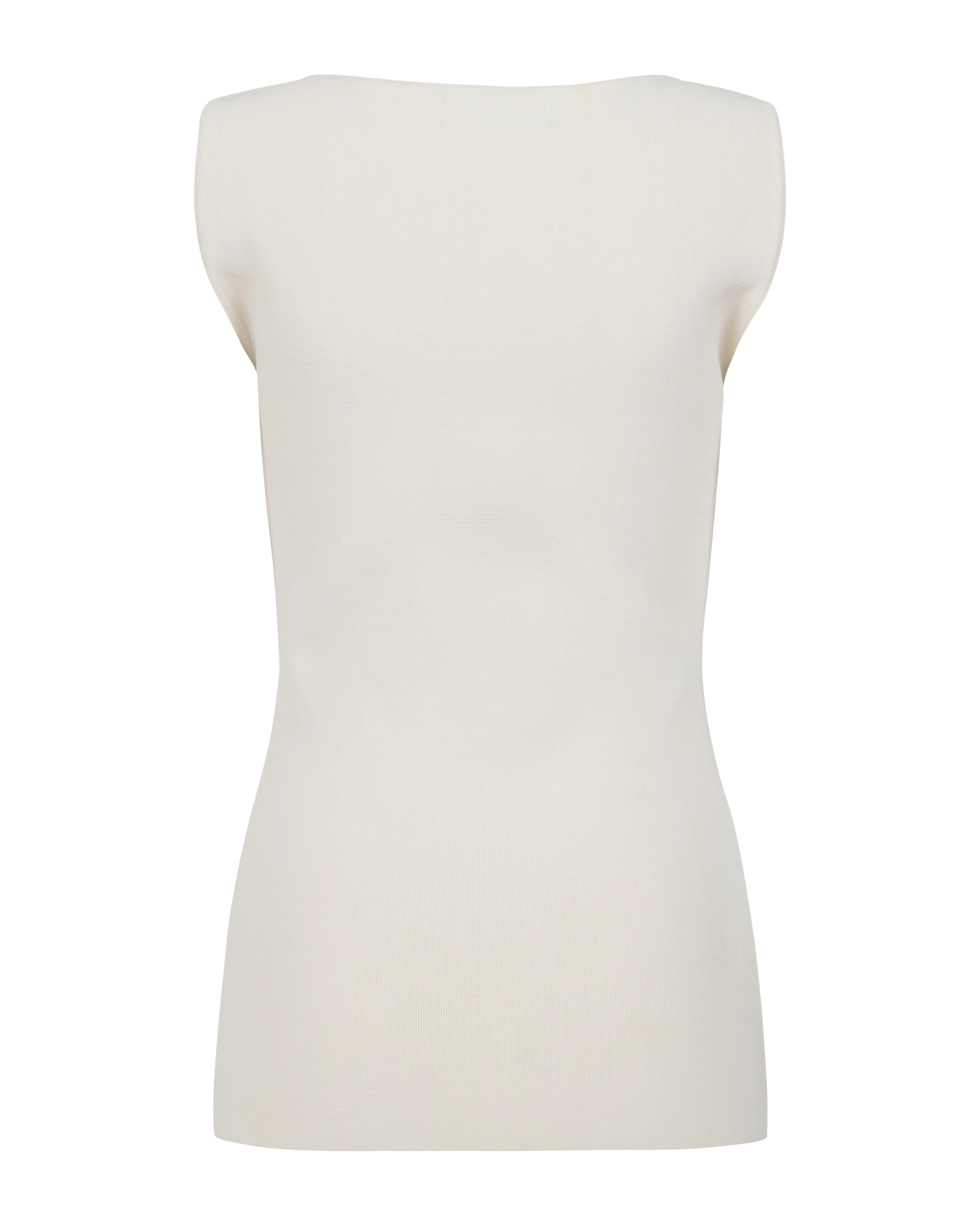 BOAT NECK TOP OFF WHITE - 7